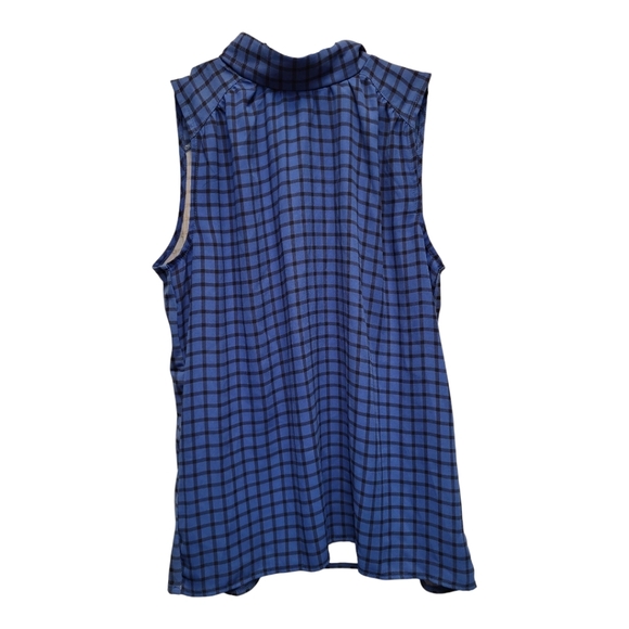 Ann Taylor Women's Blue Sleeveless Blouse - Size XS - Picture 1 of 4